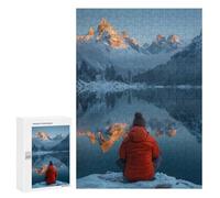 Adult Jigsaw Puzzles 300 PCS Reflective Morning Jigsaws for Adults Anti-Stress Toys Enhance Memory Birthday Present, Gifts, 300 PCS