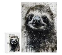 Adult Jigsaw Puzzles 300 PCS Sloth Slow And Steady Jigsaw for Adults Relaxing Games Birthday Present Great Gift for Gaming 300 PCS