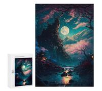 Adult Jigsaw Puzzles 300 PCS Small Palace The River Teenagers Puzzles Toy Wall Decor Pattern Assembly Gifts for Friends And Family 300 PCS