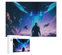 Adult Jigsaw Puzzles 300 PCS Space Odyssey The Final Journey Puzzle for Adults Brain Teaser Game Wall Decoration Birthday Present, Gifts, 300 PCS