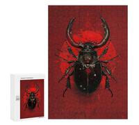 Adult Jigsaw Puzzles 300 PCS Stag Beetle Majesty Jigsaws for Adults Anti-Stress Toys Enhance Memory Birthday Present, Gifts, 300 PCS