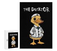 Adult Jigsaw Puzzles 300 PCS The Ducktor Duck Goose Teenagers Puzzles Toy Wall Decor Pattern Assembly Gifts for Friends And Family 300 PCS