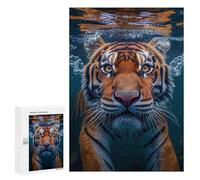 Adult Jigsaw Puzzles 300 PCS Underwater Tiger Encounter-1 Puzzles for Adults Hands-on Game Enhance Memory Gifts for Friends And Family 300 PCS