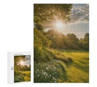 Adult Jigsaw Puzzles 300 PCS Vibrant Summer Meadow Teenagers Puzzles Toy Wall Decor Pattern Assembly Gifts for Friends And Family 300 PCS