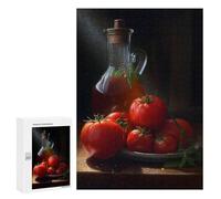 Adult Jigsaw Puzzles 300 PCS Vintage Tomatoes Jigsaw for Adults Relaxing Games Birthday Present Great Gift for Gaming 300 PCS