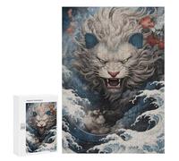 Adult Jigsaw Puzzles 300 PCS Whispering Waves A Lion's Tale Jigsaw for Adults Relaxing Games A Work of Art Birthday Present, Gifts, 300 PCS