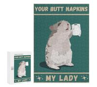 Adult Jigsaw Puzzles 300 PCS Your Butt Napkins My Lady Teenagers Puzzles Toy Wall Decor Pattern Assembly Gifts for Friends And Family 300 PCS