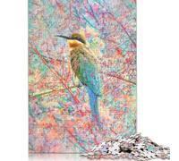 Adult Jigsaw Puzzles 300 Pieces Happy Bird Wood Puzzle Jigsaws for Adults Stress Relief Toys 1000pcs (75x50cm)