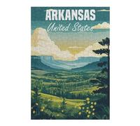 Adult Jigsaw Puzzles 38x26cm/1000pcs Arkansas Landscape Puzzles for Adults Hands-on Game Enhance Memory Gifts for Friends And Family 38x26cm/1000pcs