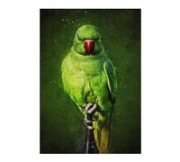 Adult Jigsaw Puzzles 38x26cm/1000pcs Green Parrot Puzzle for Adults Brain Teaser Game Wall Decoration Birthday Present, Gifts, 38x26cm/1000pcs