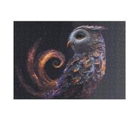 Adult Jigsaw Puzzles 38x26cm/1000pcs Whimsical Owl Artwork -1 Puzzles for Adults Hands-on Game Enhance Memory Gifts for Friends And Family 38x26cm/1000pcs