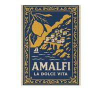 Adult Jigsaw Puzzles 500 PCS Amalfi Coast Travel Poster Puzzle for Adults Brain Teaser Game Analysis And Logic Educational Challenge 500 PCS