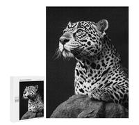 Adult Jigsaw Puzzles 500 PCS Amazon Jaguar Portrait Jigsaw Puzzles for Adults Stress Reliever Challenging To Complete Brainteaser Family Games 500 PCS