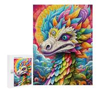 Adult Jigsaw Puzzles 500 PCS Colorful Mythical Creature-2 Puzzles for Adults Hands-on Game Enhance Memory Gifts for Friends And Family 500 PCS