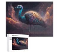 Adult Jigsaw Puzzles 500 PCS Colorful Peacock in Abstract Art Jigsaw for Adults Relax Games Presents for Women Birthday Present, Gifts, 500 PCS