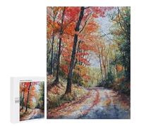 Adult Jigsaw Puzzles 500 PCS Crimson Canopy Teenagers Puzzles Toy Wall Decor Pattern Assembly Gifts for Friends And Family 500 PCS