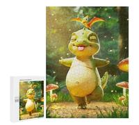 Adult Jigsaw Puzzles 500 PCS Cute Dinosaur with Bird Jigsaw for Adults Relaxing Games A Work of Art Birthday Present, Gifts, 500 PCS