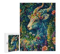 Adult Jigsaw Puzzles 500 PCS Deer Nature Animal Teenagers Puzzles Toy Wall Decor Pattern Assembly Gifts for Friends And Family 500 PCS