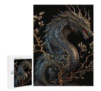 Adult Jigsaw Puzzles 500 PCS Dragon's Majesty in Art Puzzle for Adults Brain Teaser Game Wall Decoration Birthday Present, Gifts, 500 PCS