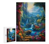 Adult Jigsaw Puzzles 500 PCS Enchanted Tropical Paradise -1 Puzzle for Adults Brain Teaser Game Wall Decoration Birthday Present, Gifts, 500 PCS