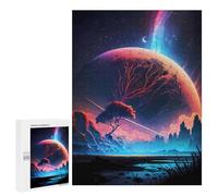 Adult Jigsaw Puzzles 500 PCS Fantasy Planet Connection Jigsaw for Adults Relaxing Games Birthday Present Great Gift for Gaming 500 PCS
