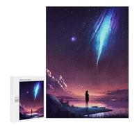 Adult Jigsaw Puzzles 500 PCS Galactic Sunset Gaze Teenagers Puzzles Toy Wall Decor Pattern Assembly Gifts for Friends And Family 500 PCS