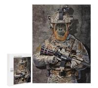 Adult Jigsaw Puzzles 500 PCS Orangutan Elite Soldier Teenagers Puzzles Toy Wall Decor Pattern Assembly Gifts for Friends And Family 500 PCS