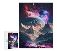Adult Jigsaw Puzzles 500 PCS Planet Mountain Escape Jigsaw for Adults Relaxing Games Birthday Present Great Gift for Gaming 500 PCS