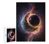 Adult Jigsaw Puzzles 500 PCS Planetary Convergence Cosmic Dance Jigsaw for Adults Relaxing Games A Work of Art Birthday Present, Gifts, 500 PCS