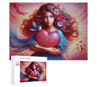 Adult Jigsaw Puzzles 500 PCS Romantic Fantasy Artwork Puzzles for Adults Hands-on Game Enhance Memory Gifts for Friends And Family 500 PCS