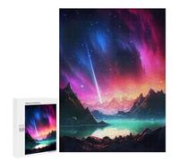 Adult Jigsaw Puzzles 500 PCS Starlit Meteor Galaxy Teenagers Puzzles Toy Wall Decor Pattern Assembly Gifts for Friends And Family 500 PCS