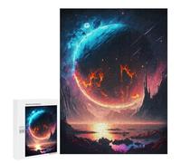 Adult Jigsaw Puzzles 500 PCS The Last Star Teenagers Puzzles Toy Wall Decor Pattern Assembly Gifts for Friends And Family 500 PCS