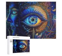 Adult Jigsaw Puzzles 500 PCS Whimsical Fantasy A Dreamlike Portrait Puzzle for Adults Brain Teaser Game Wall Decoration Birthday Present, Gifts, 500 PCS