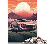 Adult Jigsaw Puzzles 500 Pieces JDM Japanese Drift Car Art Wooden Puzzle for Adults And Teenager Sustainable Puzzle for Adults | Games 500pcs (52x38cm)