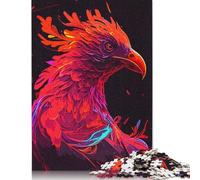 Adult Jigsaw Puzzles 500 Pieces Phoenix Portrait Wooden Puzzles for Adults Puzzles Brain Teaser Puzzle 500pcs (52x38cm)