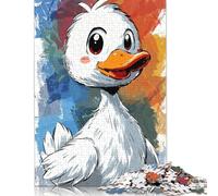 Adult Jigsaw Puzzles 500 Pieces Playful Duckling Puzzle for Adults And Teenager for Adults Puzzle Gifts 500pcs (52x38cm)