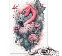 Adult Jigsaw Puzzles 500 Pieces Supernaturalism Flamingo Puzzles for Adults Teenagers Teenager Man Woman Gift 500pcs (52x38cm)