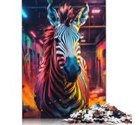 Adult Jigsaw Puzzles 500 Pieces Tiger VS Lion Fighting Art Puzzle Jigsaws for Adults Jigsaw Puzzles for Adult 500pcs (52x38cm)