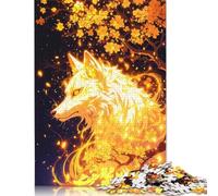 Adult Jigsaw Puzzles 500 Pieces White Wolf Spirit Wooden Puzzle for Adults And Teenager Learning Educational Puzzle 500pcs (52x38cm)