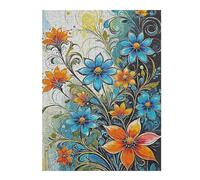 Adult Jigsaw Puzzles 52x38cm/1000pcs Beautiful Flower Puzzle for Adults Brain Teaser Game Wall Decoration Birthday Present, Gifts, 52x38cm/1000pcs