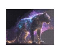 Adult Jigsaw Puzzles 52x38cm/1000pcs Galactic Panther Cosmic Creature Puzzles for Adults Hands-on Game Enhance Memory Gifts for Friends And Family 52x38cm/1000pcs