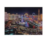Adult Jigsaw Puzzles 52x38cm/1000pcs Las Vegas Night Lights A City That Never Sleeps -1 Puzzles for Adults Hands-on Game Enhance Memory Gifts for Friends And Family 52x38cm/1000pcs