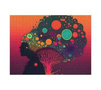 Adult Jigsaw Puzzles 52x38cm/1000pcs Neurodiversity in Art A Creative Exploration Puzzle for Adults Brain Teaser Game Wall Decoration Birthday Present, Gifts, 52x38cm/1000pcs