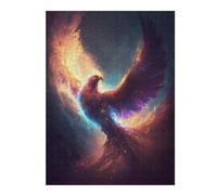 Adult Jigsaw Puzzles 52x38cm/1000pcs Phoenix Rising Mythical Artwork Puzzle for Adults Brain Teaser Game Wall Decoration Birthday Present, Gifts, 52x38cm/1000pcs