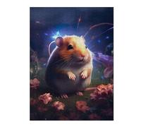 Adult Jigsaw Puzzles 52x38cm/1000pcs Tiny Hamster on Mars Puzzle for Adults Brain Teaser Game Wall Decoration Birthday Present, Gifts, 52x38cm/1000pcs