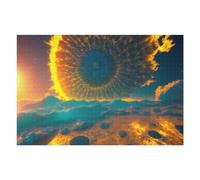 Adult Jigsaw Puzzles 75x50cm/1000pcs Explosive Cosmic Event on Alien Planet Puzzles for Adults Hands-on Game Enhance Memory Gifts for Friends And Family 75x50cm/1000pcs