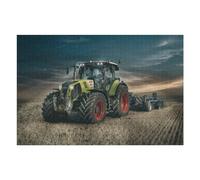 Adult Jigsaw Puzzles 75x50cm/1000pcs Modern Farm Tractor in Action -2 Puzzles for Adults Hands-on Game Enhance Memory Gifts for Friends And Family 75x50cm/1000pcs
