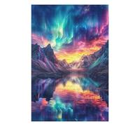 Adult Jigsaw Puzzles 75x50cm/1000pcs Nature Aurora Borealis Puzzles for Adults Hands-on Game Enhance Memory Gifts for Friends And Family 75x50cm/1000pcs