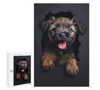 Adult Jigsaw Puzzles1000 PCS Border Terrier Puzzle for Adults Hands-on Game Perfect Decoration Christmas Birthday Gifts 1000 PCS