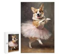 Adult Jigsaw Puzzles1000 PCS Corgi Ballerina Puzzle for Adults Hands-on Game Perfect Decoration Christmas Birthday Gifts 1000 PCS